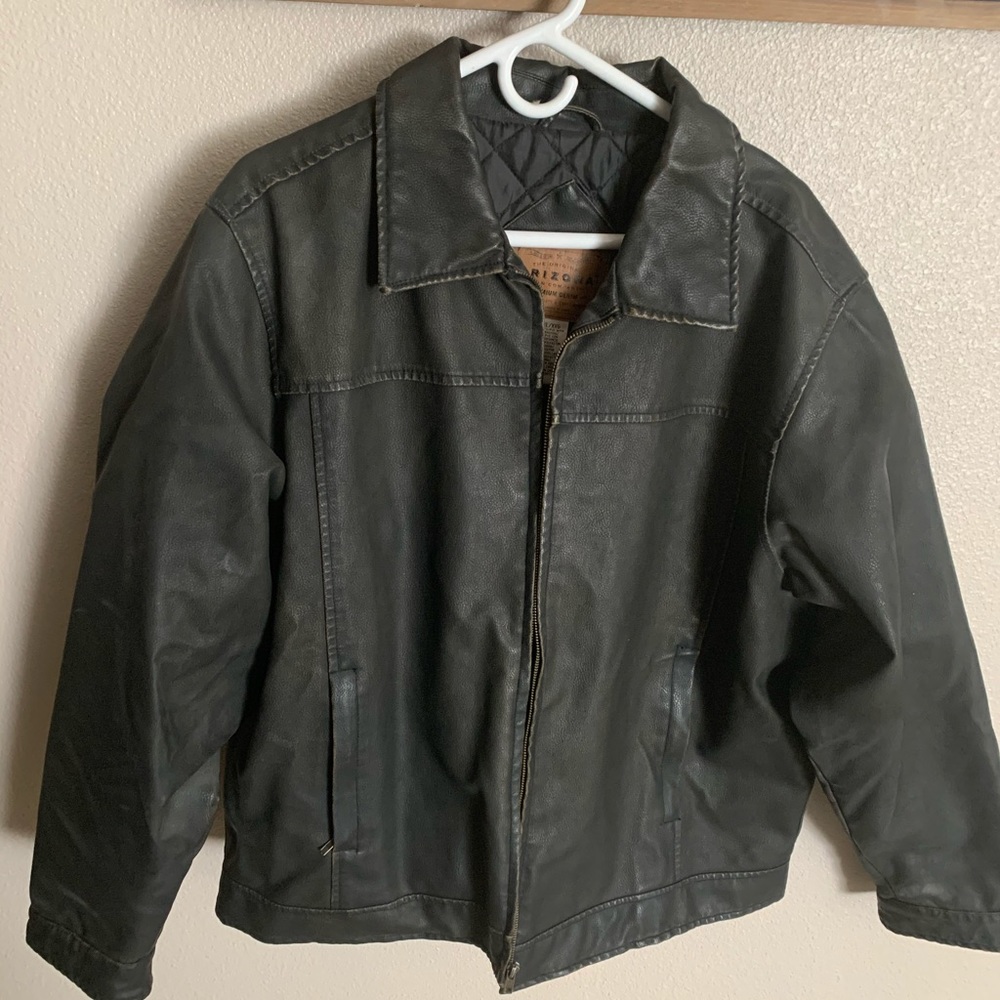 Arizona Jean company biker jacket leather
